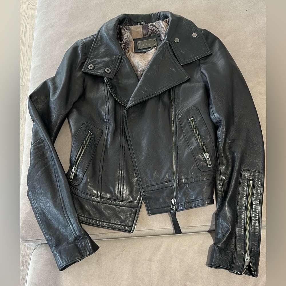 Mackage Kenya leather jacket size xxs